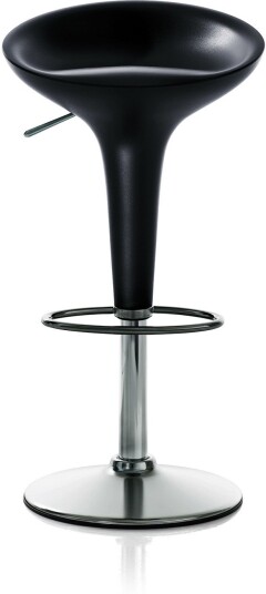 Magis - Bombo Stool Grey Anthracite Barstoler Stefano Giovannoni Grå Metall/plast