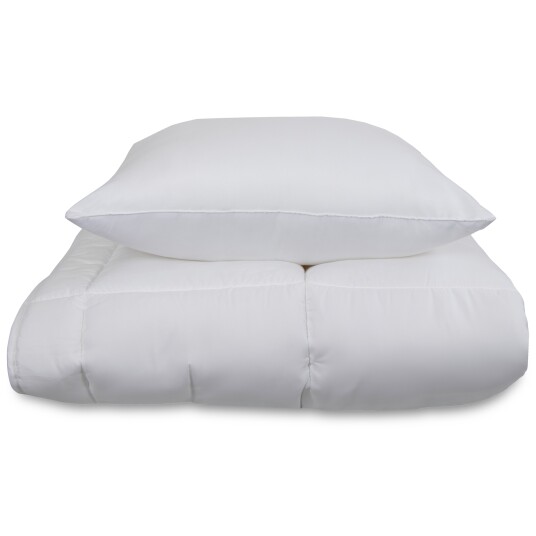 Zen Sleep Dyneog putesett – Helårsdyne 140x200 cm + Hodepute 60x63 cm –  fiberdyne og fiberpute