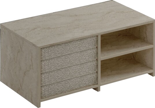 Kavon Sofabordsett 90x44,1x45 cm - Travertin