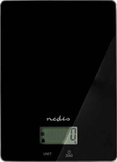Nedis Digital kjøkkenvekt (5 kg) Sort