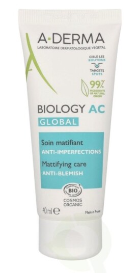 A-Derma Biology AC Global Anti imperfections Treatment 40 ml