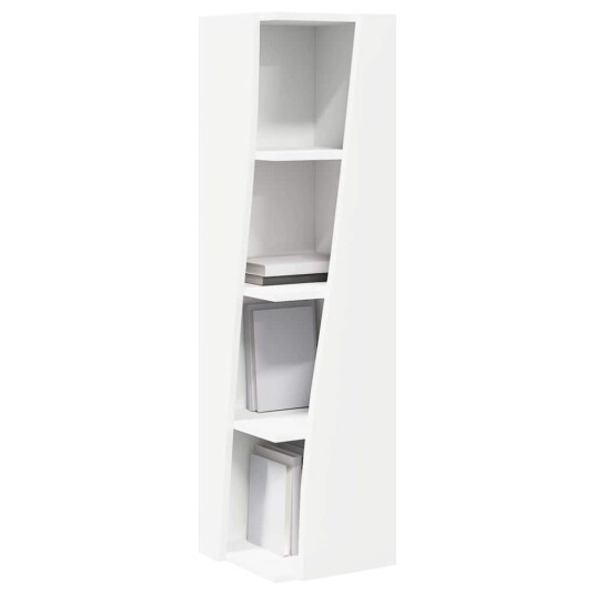  Hjørneskap Hvit 27,5x27x102cm Konstruert tre