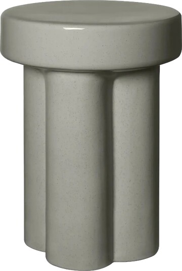 Blomus Ceramic Stool Ø 33 Cm Toru Elephant Skin Grey L 33.5CM Blomus Ceramic Stool Ø 33 Cm Toru Elephant Skin Grey L 33.5CM