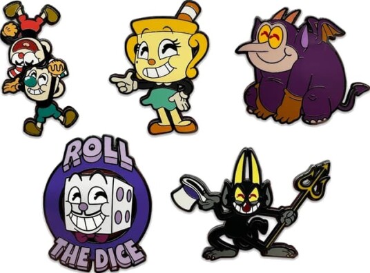 YouTooz Cuphead pin sett