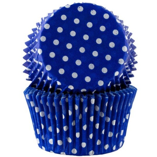 Muffinsform Blå Polka Jumbo 30 Stk 