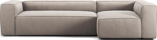 Decotique Grand 4 Seters Sofa Divan Høyre Sandshell/Beige