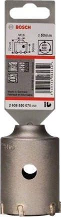 Bosch Sds-Plus-9 - Kjernekutter - For Betong, Murverk, Kalkstein - 50 Mm - Sds-Plus - Lengde: 72 Mm