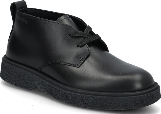 Calvin Klein Text Rubber Desert Boot Lth - TRIPLE BLACK - 40 x 40