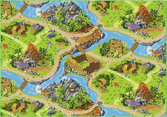 Diverse Gulvteppe, Leketeppe Dinosaur 140x200cm Dinosaur Leketeppe 714891