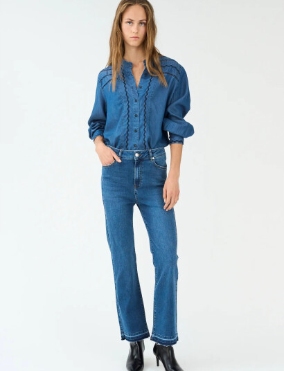 Pieszak Pd-Jenora Cropped Jeans Wash Savona - Blue - 28 Pieszak Pd-Jenora Cropped Jeans Wash Savona - Blue - 28