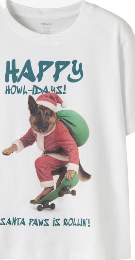 Name it - T-skjorte Nkmvosmas Ss Nreg Top - Hvit