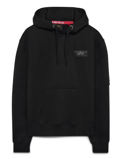 Alpha Industries Back Print Hoodie - Black - M
