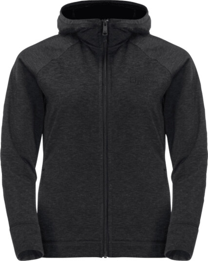 Jack Wolfskin Women's Waldsee Hooded Jacket Sort XS Woman