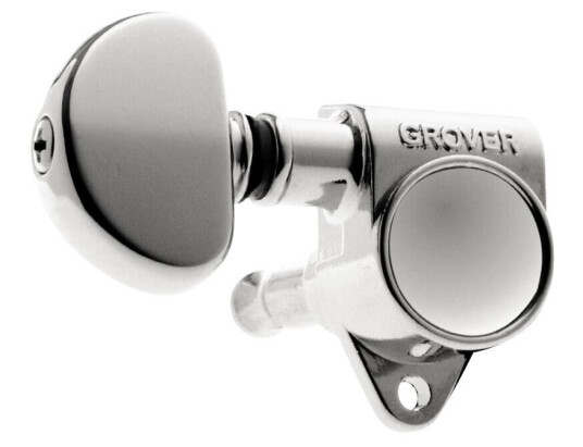 Grover 102-18c Original Rotomatics Single Guitar Machine Head, Chrome R