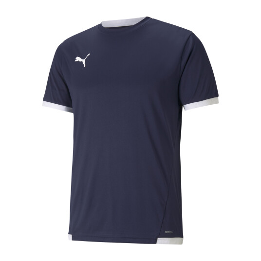 Puma teamLIGA Jersey, t-skjorte herre XXL Peacoat-Puma White