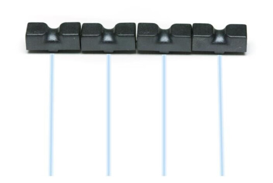 Graph Tech Ghost Pn-8370-G4 - 4-String Loaded Hipshot A Style Bass Bridge, Gull