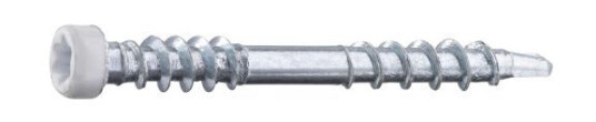 Grabber LTX35VITC Listskrue med bits 3,3 x 35 mm 100-pakning Hvit