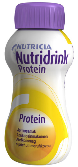 Nutridrink Proteinrik næringsdrikk, Aprikos, 4 x 200 ml