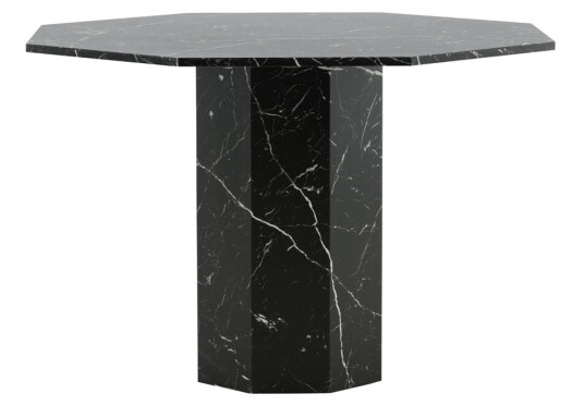 Venture Home Marbs spisebord Ø110cm svart marmor look. 1692331-02-0 1672878-01-0 Venture Home Marbs spisebord Ø110cm svart marmor look. 1692331-02-0 1672878-01-0