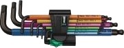 Wera 950/9 Unbrakosett L-nøkler 9 deler med innholder Wera 950/9 Unbrakosett L-nøkler 9 deler med innholder