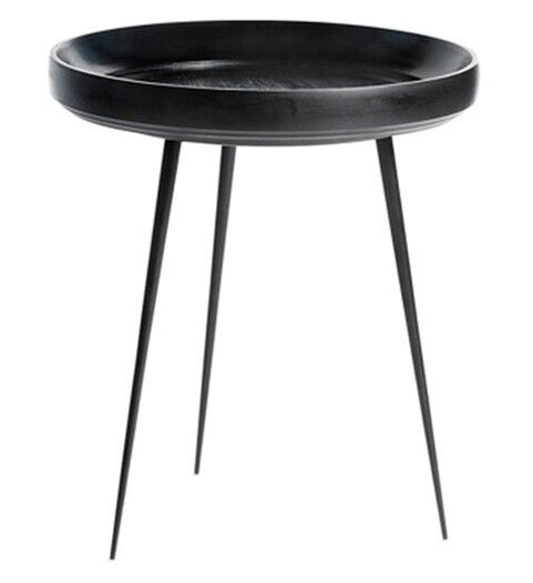 Mater Bowl medium bord mango svart, svart stativ