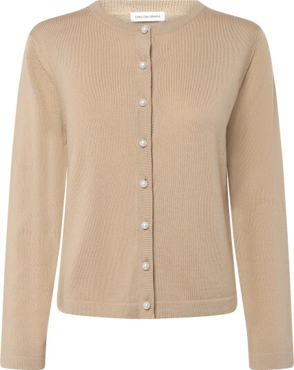 Newhouse Paris Pearl Cardigan Beige M