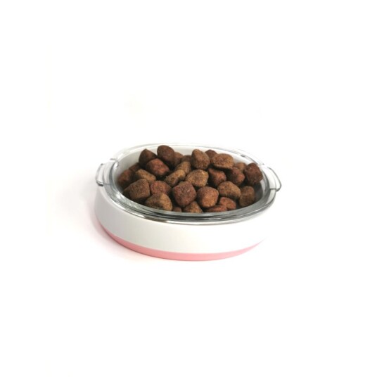 Mat Og Drikkeskål Med Plastramme Hund Og Katt 200Ml