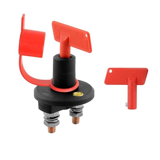Hovedbryter for batteri 100A 2-pol