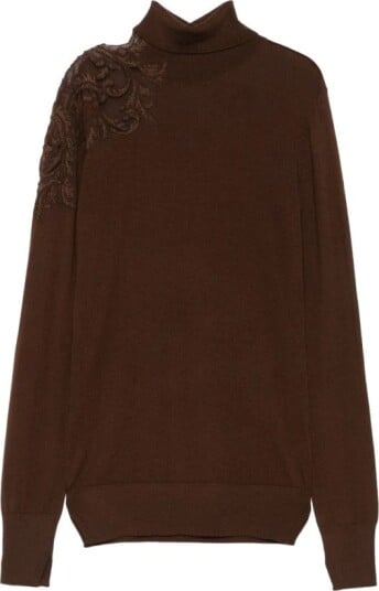 Ermanno Scervino Dame Strikkevarer Brun M,