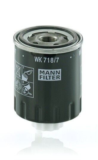 Drivstoffilter MANN FILTER WK 718/7