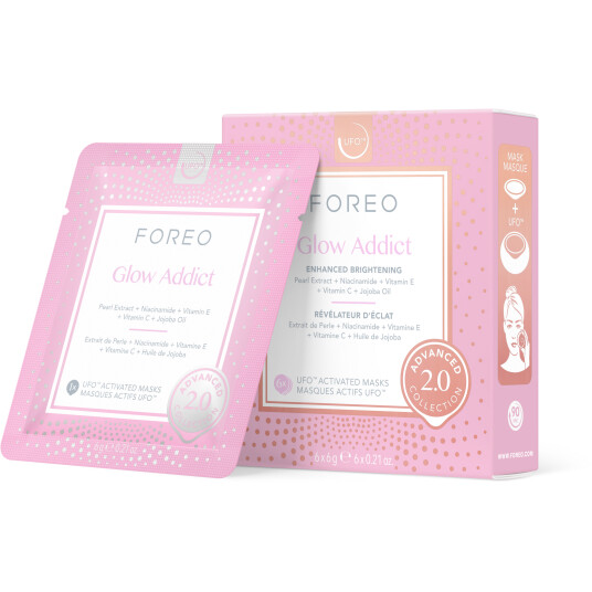 FOREO UFO Mask Glow Addict 2.0 6 x 6 g FOREO UFO Mask Glow Addict 2.0 6 x 6 g