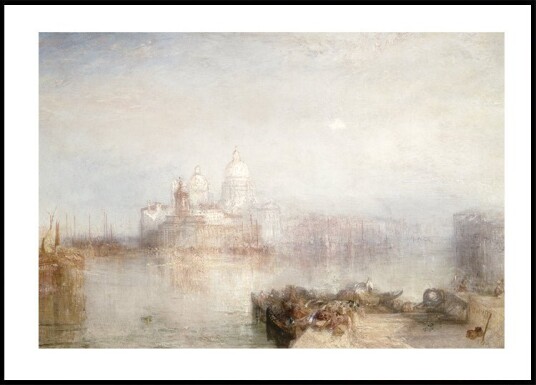 Dogana and Santa Maria By William Turner Plakat Plakat / 50x70cm