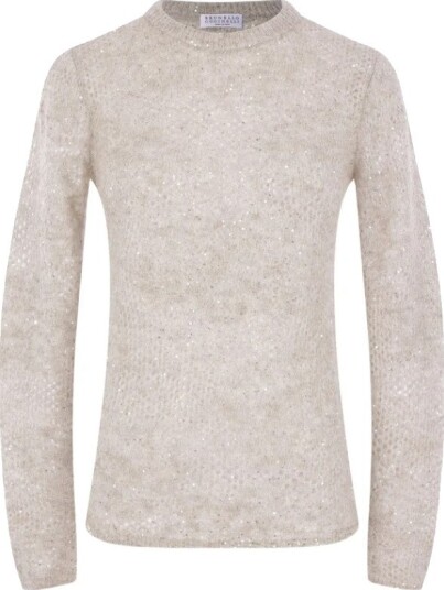 Brunello Cucinelli Dame Strikkevarer Beige M,