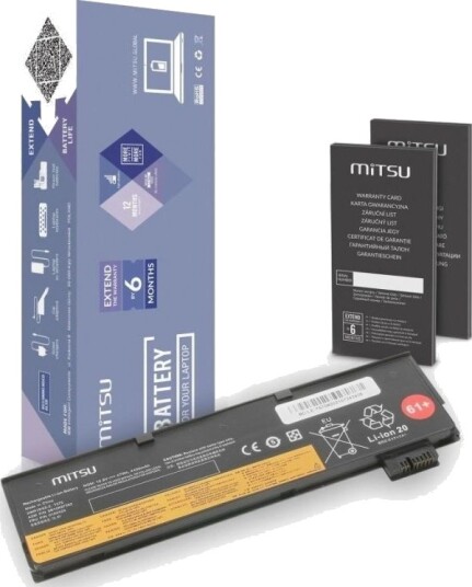 Mitsu-Batteri Til Lenovo Thinkpad T570 10,8V-11,1V 4400 Mah BC/LE-T570