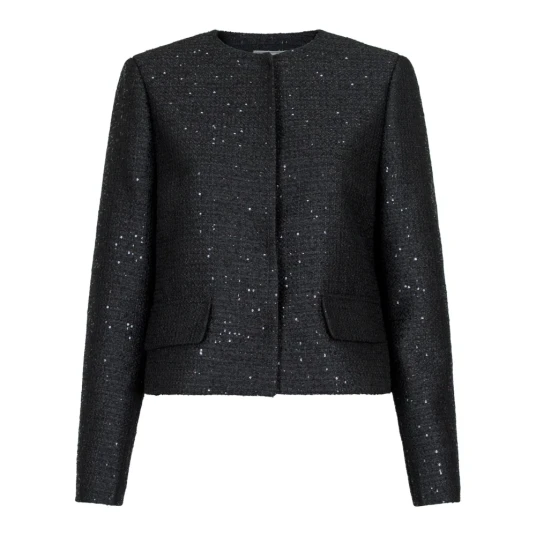 Neo Noir Helina Sequins Jacket - Black 34