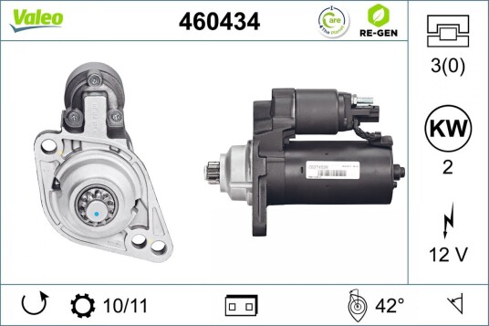 Starter VALEO 460434 Starter VALEO 460434