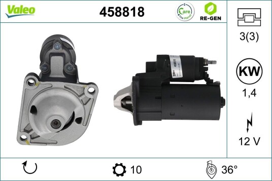 VALEO 458818 Starter VALEO 458818 Starter