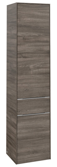 VILLEROY & BOCH SUBWAY 3.0 HØYSKAP 40X171 HØYRE 2 DØRER & SKUFF STONE OAK HÅNDTAK I KROM VILLEROY & BOCH SUBWAY 3.0 HØYSKAP 40X171 HØYRE 2 DØRER & SKUFF STONE OAK HÅNDTAK I KROM