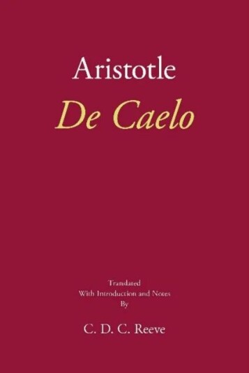 De Caelo Av Aristotle De Caelo Av Aristotle