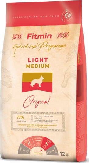 Fitmin Tørrfôr Program Medium Light 12 kg