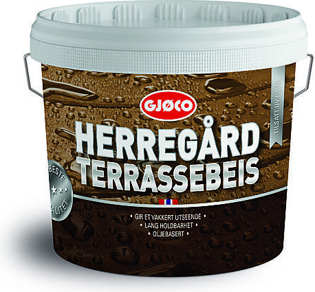 Gjøco herregård terrassebeis oljebasert base gul 2.7l Gjøco herregård terrassebeis oljebasert base gul 2.7l