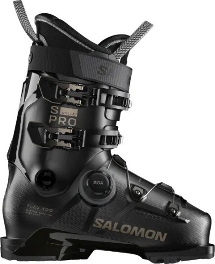 Salomon Skisko Herre S/Pro Delta BOA 100 GripWalk Black/Black/Titanium Met. Pd Black/Black/Titanium Met. Pd 26/26.5 (EU 41-42)