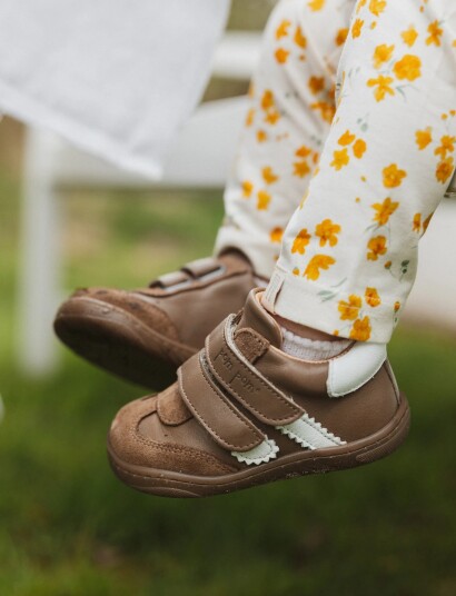 Pom Pom Pmpride Velcro Barefoot Sneaker Brown 27