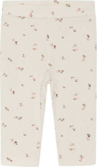 Hust & Claire Ludo bambus pointelle leggings   white sand (152)   152