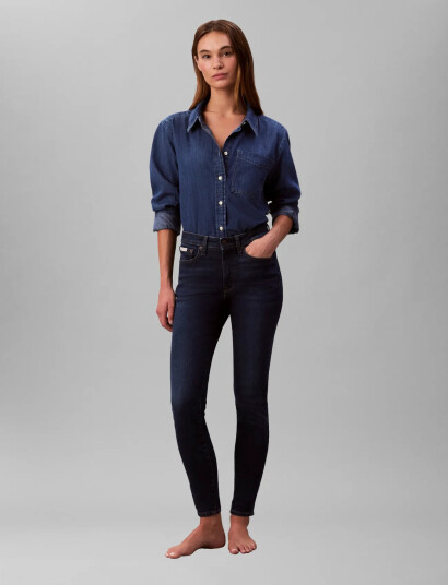 Calvin Klein Jeans Mid Rise Skinny Blue Orbit Navy LG/29 Calvin Klein Jeans Mid Rise Skinny Blue Orbit Navy LG/29