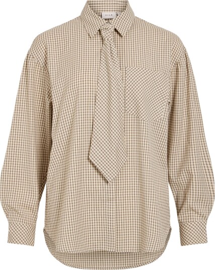 Vila Vinera Loose L/S Shirt BIRCH 44