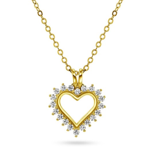 Pan Jewelry Smykke i 925 forgylt sølv med zirkonia Pan Jewelry Smykke i 925 forgylt sølv med zirkonia