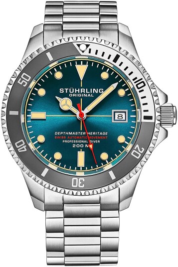 Stührling Original Herreklokke 883H.04 Depthmaster Heritage Stührling Original Herreklokke 883H.04 Depthmaster Heritage