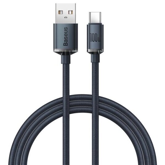 Baseus 1,2m USB-C Kabel 100W i Svart