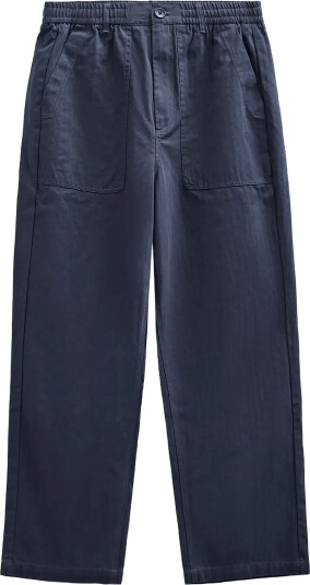 Anerkjendt Akjakob Herringbone Fatique Pants   Navy   S